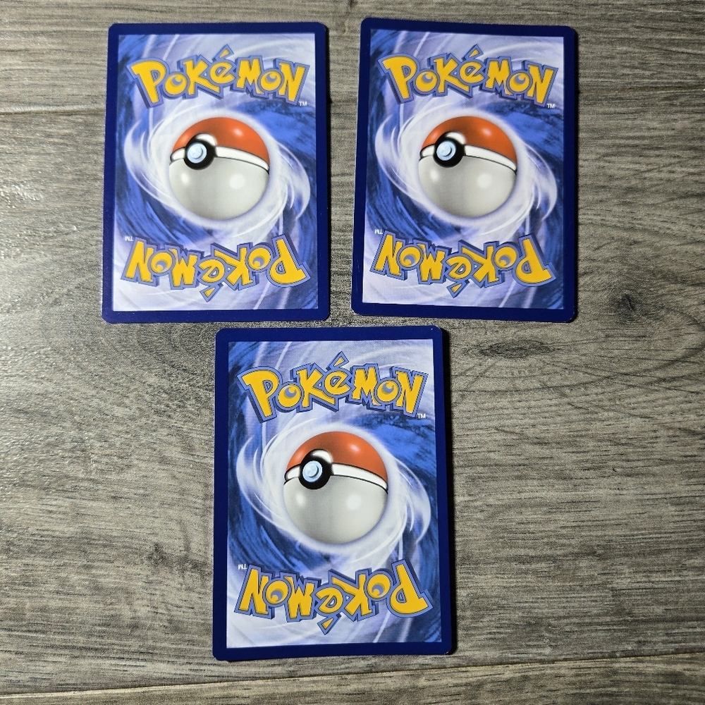 Pokemon Trading Card Holo Set X3 - Picture 6 of 6